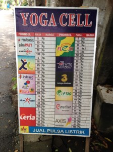 Get mind-body-spirit alignment and top up your mobile phone credit at the same time?